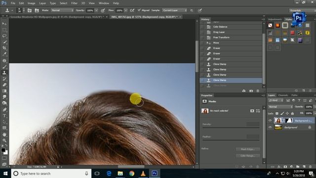 How To Cut Out Hair In Photoshop Cs6 : Photoshop Tutorial смотреть онлайн