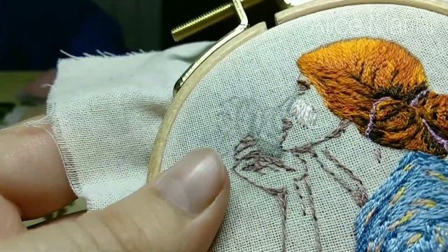 Hand Embroidery: "The Soul of the Rose" - Waterhouse смотреть онлайн