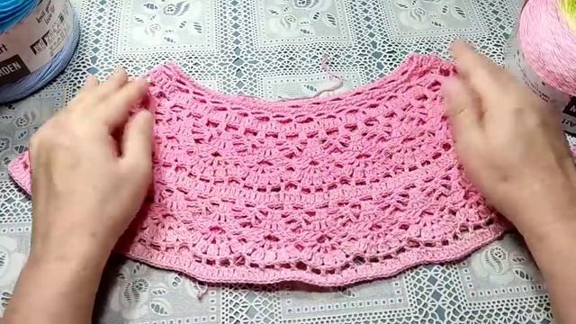 Кофточка крючком узором Лилии. Начало нового процесса. смотреть онлайн