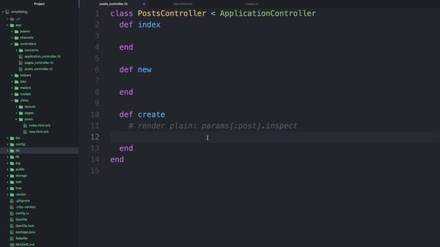 Изучение Ruby On Rails / #3 - Создание и сохранение постов смотреть онлайн