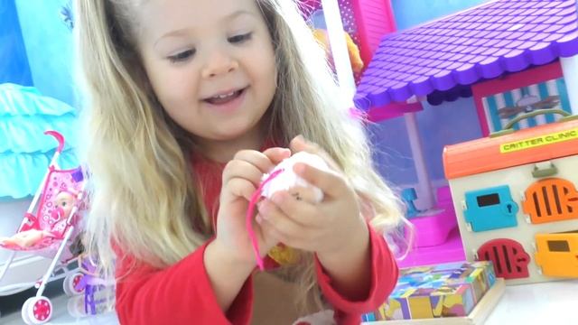VLOG Мои ИГРУШКИ My Toys: Sky, Barbie doll house, Pikmi Pops surprise Video for kids and toddlers смотреть онлайн
