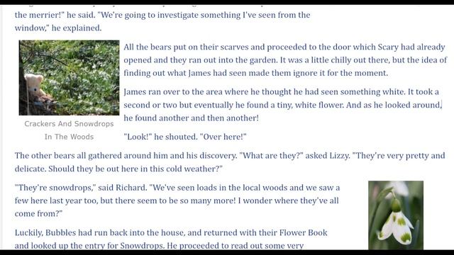 The Teddy Bears Find Snowdrops In Their Garden смотреть онлайн