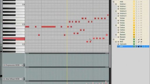 пишем орган