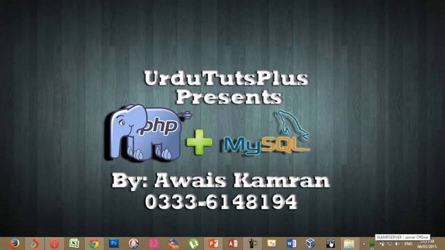 Executing Wamp Server (Learn PHP and MySqli in Urdu Complete)| Part 8 of 120 смотреть онлайн
