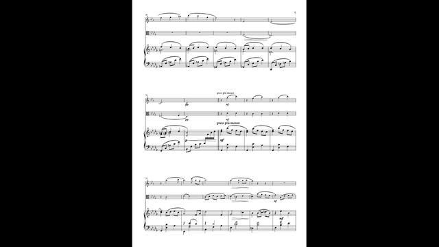 "Nocturne" For Clarinet, Viola and Piano.(sheet music) Composed by Grant Horsley смотреть онлайн