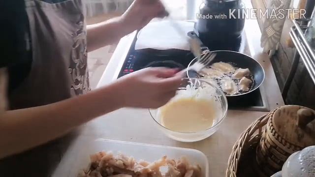 Жарим минтай в кляре. смотреть онлайн