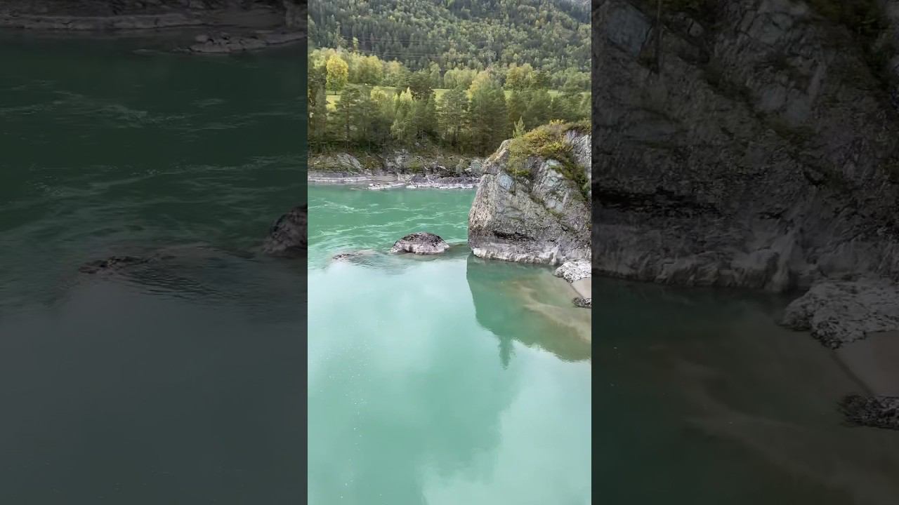Березовая Катунь, горы, осень смотреть онлайн