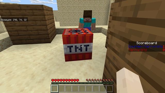 5 minutes of gameplay on the map "CS in minecraft"! смотреть онлайн