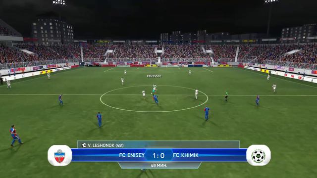 FIFA 14 ФНЛ. Карьера за ФК Енисей Красноярск №20. 16 тур. Химик Дзержинск. ModdingWay ФИФА смотреть онлайн