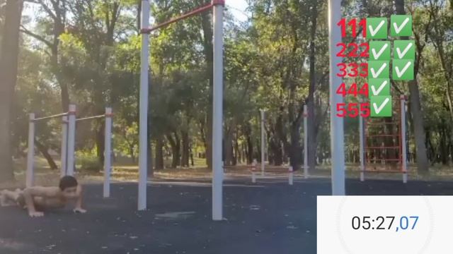 Лесенка от Алексея Шреддера(подтягивания, брусья и отжимания) смотреть онлайн