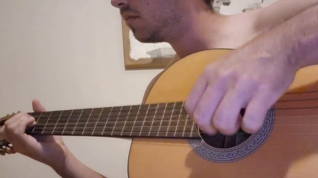Howls moving castle guitar, progress video. смотреть онлайн