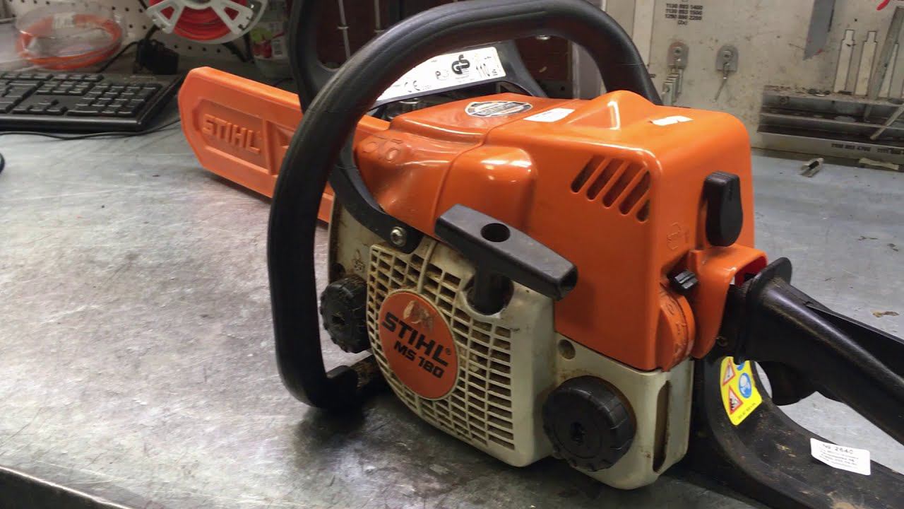 Бензопила глохнет при нажатии на газ.Stihl MS180, MS170. Stalls When You Press The Gas. Штиль 180.