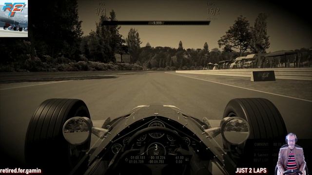 JUST 2 LAPS - Vintage Week Special - RFactor2 - Lime Rock Park - EVE F1 1968