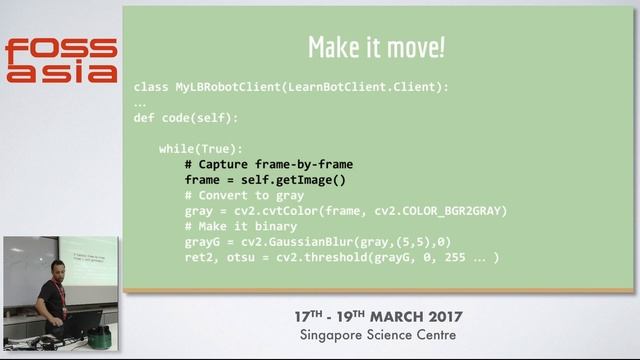 LearnBot, the open source robot for education - Marco A. Gutierrez - FOSSASIA Summit 2017 смотреть онлайн