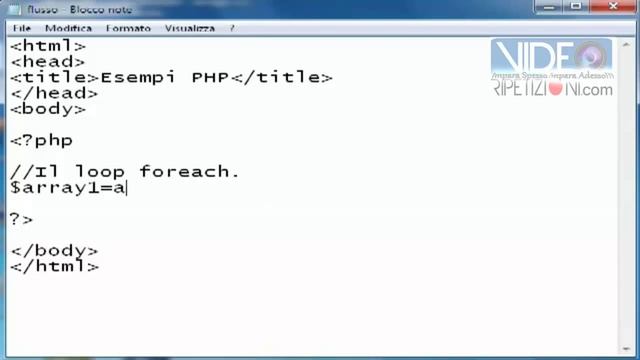IMPARA A PROGRAMMARE IN PHP 13 CON #VIDEORIPETIZIONI смотреть онлайн