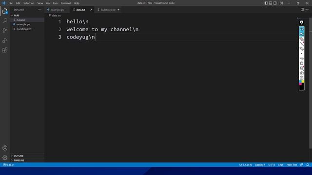 File Handling in Python Exercise | Python Programming Exercises -02 | Python Programming смотреть онлайн
