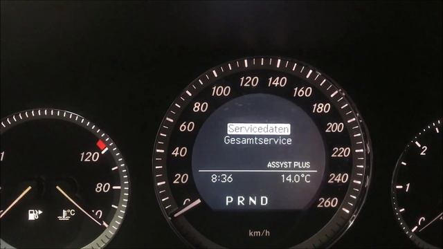 Mercedes w204 Service zurück stellen C-Klasse / Assyst reset смотреть онлайн