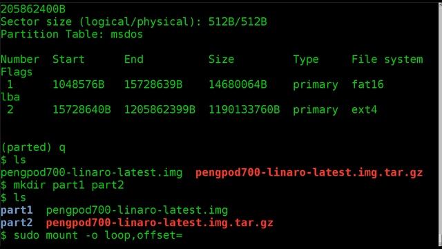 Mount Partitions within an IMG File on Linux PengPod смотреть онлайн