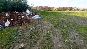 Поиск металла на свалке  без металоискателя .