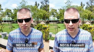 Сравнение фильтров FREEWELL и DJI для Осмо Покет 3
