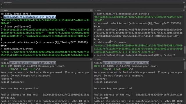 Ethereum geth Setup Demo смотреть онлайн