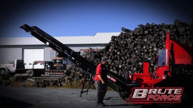 Brute Force - 24-24 Diesel Firewood Processor Real Time Opening & Closing смотреть онлайн