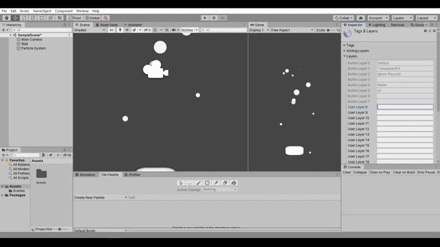 Unity tutorial - Particle collision tutorial смотреть онлайн