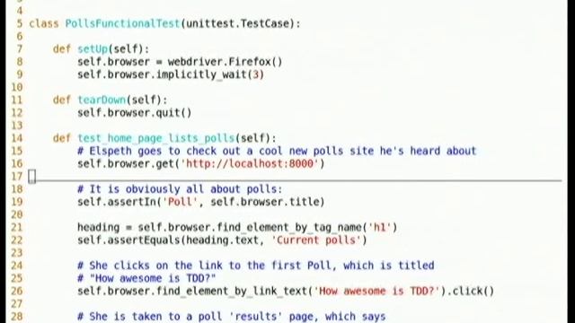 Fully Test-Driven Web Development with Django and Selenium смотреть онлайн