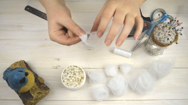 DIY/Розочки из фатина /Мастер-класс /Elfia Творческая мастерская смотреть онлайн