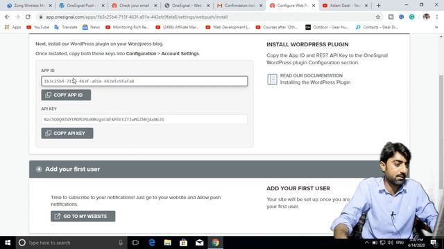 How to Send Push Notification with Wordpress Website -OneSignal Push Notification Setting Hindi Urd смотреть онлайн