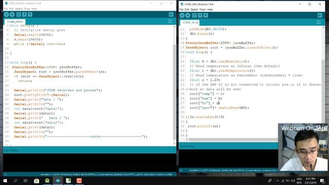 UART JSON ARDUINO смотреть онлайн