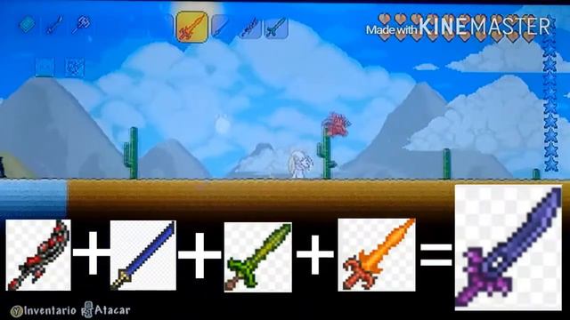 Como hacer la espada terra (terraria xbox 360) смотреть онлайн
