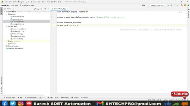 #7 Selenium With Python | How to configure Internet Explorer Browser for Selenium Python смотреть онлайн
