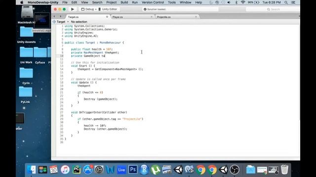 ENEMY AI using the NavMeshAgent - Unity Tutorial смотреть онлайн