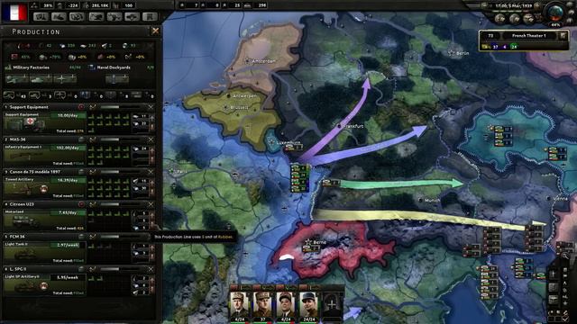 Hearts of Iron 4 - France - Big Entente Extreme (Veteran difficulty) Part 4 смотреть онлайн