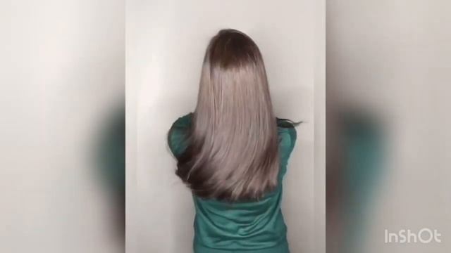 Волосы после окрашивания темно коричневой хной Khadi Natural смотреть онлайн