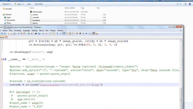 nose tracking using opencv and python смотреть онлайн