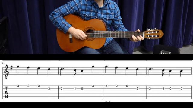 Easy Christmas Songs | Tabs and Music | Learn Guitar 2020 смотреть онлайн