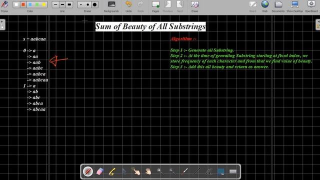 Sum of Beauty of All Substrings || GFG POTD || JAVA Code || C++ Code || String || Hindi || смотреть онлайн