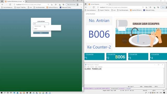System antrian (versi 2) php framework ci 3 + websocket смотреть онлайн