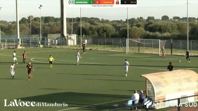 Incontro di coppa Italia Manduria Maglie смотреть онлайн