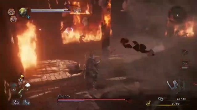 Nioh 2 Gameplay on RX 560 2Gb - Enenra Boss Fight смотреть онлайн