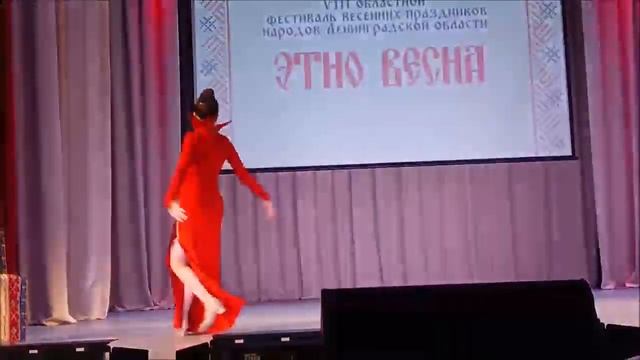 Цовинар Карменовна Бортникова-Аветисян, армянский танец "Ашхарумыс", музыка Саят-Нова (г. Кириши) смотреть онлайн