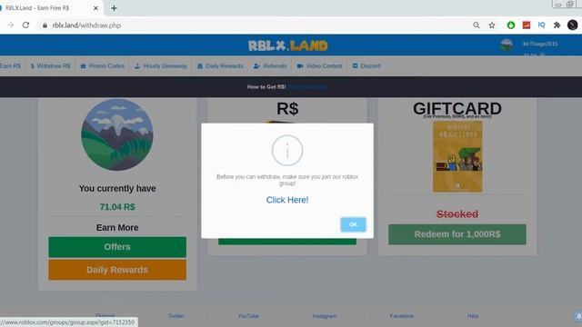 (ANTICUADO) COMO TENER ROBUX GRATIS con RBLX.land (2020) смотреть онлайн