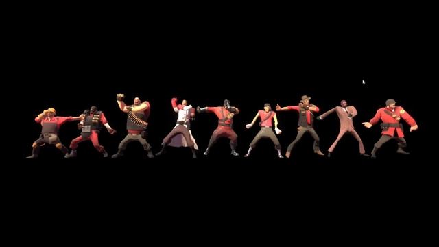 TF2 mercs dancing to California Gurls music смотреть онлайн