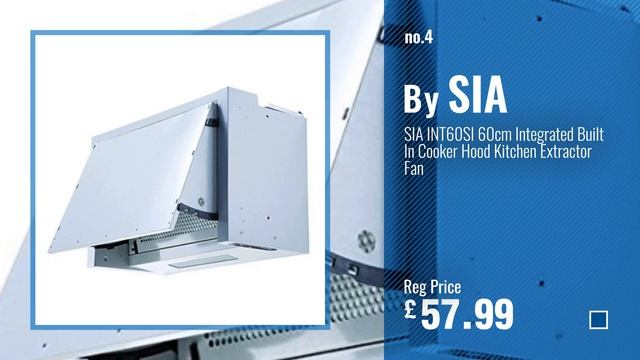 Top 10 Integrated Hoods [2018]: CDA EIN60 60cm Integrated Cooker Hood Extractor in Silver/Grey смотреть онлайн