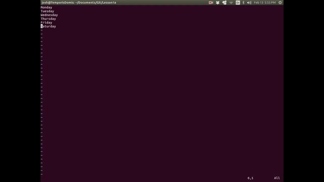 Git Command Line - Lesson 1, Part 3 - Committing changes to files смотреть онлайн