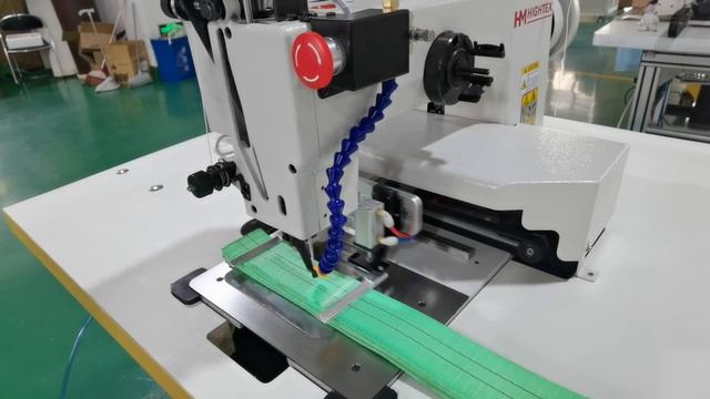 Автоматическая швейная машина для пояса страховочный, лямки наплечные смотреть онлайн