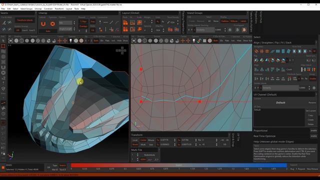 RizomUV для начинающих ► Развертка персонажа в Rizom UV