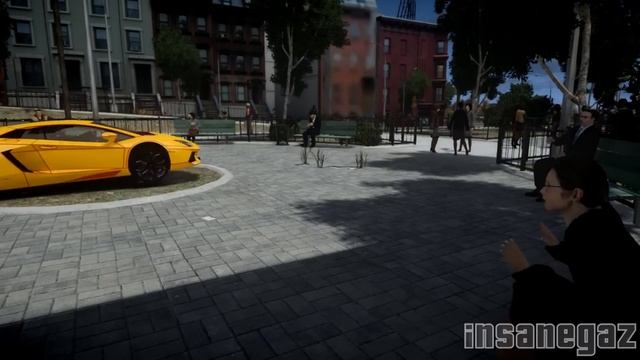 GTA IV 2012 Lamborghini Aventador LP700 4 V2.0 EPM Crash Testing - Insanegaz
